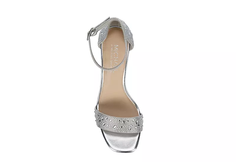 Michael By Michael Shannon Womens Stella Sandal - Silver 6 Michael By Michael Shannon Womens Stella Sandal - Silver - Image 6