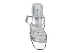 Michael By Michael Shannon Womens Tristan Sandal - Silver -Fami Shoes Sales US 01 107017 05