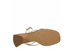 Michael By Michael Shannon Womens Tristan Sandal - Gold -Fami Shoes Sales US 01 107018 06