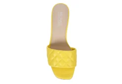 Michael By Michael Shannon Womens Riya Slide Sandal - Yellow -Fami Shoes Sales US 01 107027 05