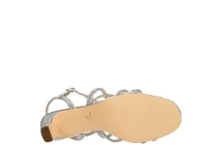 N By Nina Womens Bloom Sandal - Silver -Fami Shoes Sales US 01 107405 06