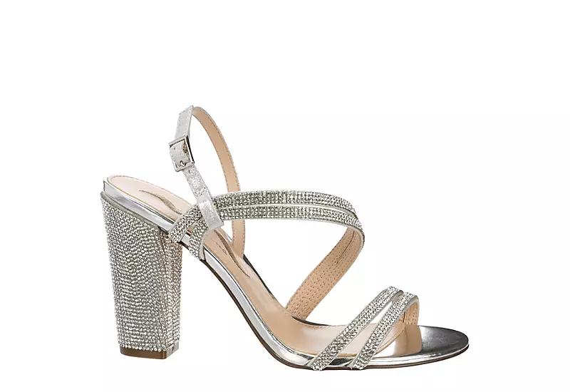 N By Nina Womens Sabetha Sandal - Silver 2 N By Nina Womens Sabetha Sandal - Silver - Image 2