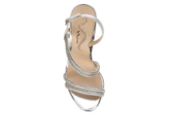 N By Nina Womens Sabetha Sandal - Silver 12 N By Nina Womens Sabetha Sandal - Silver -Fami Shoes Sales US 01 107407 05