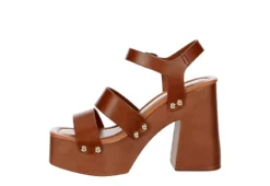 Madden Girl Womens Greenville Platform Sandal - Cognac -Fami Shoes Sales US 01 107536 03