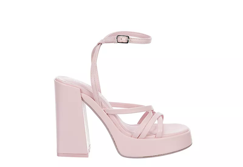 Madden Girl Womens Aces Platform Sandal - Pink 2 Madden Girl Womens Aces Platform Sandal - Pink - Image 2