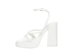 Madden Girl Womens Aces Platform Sandal - White 10 Madden Girl Womens Aces Platform Sandal - White -Fami Shoes Sales US 01 107543 03
