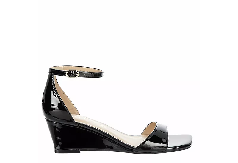 Unisa Womens Karder Wedge Sandal - Black 2 Unisa Womens Karder Wedge Sandal - Black - Image 2