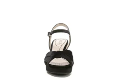 Lifestride Womens Lucky Platform Sandal - Black -Fami Shoes Sales US 01 107621 02