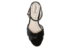 Lifestride Womens Lucky Platform Sandal - Black -Fami Shoes Sales US 01 107621 05