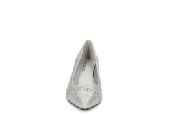 Easy Street Womens Ansen Pump - Silver 9 Easy Street Womens Ansen Pump - Silver -Fami Shoes Sales US 01 108091 02