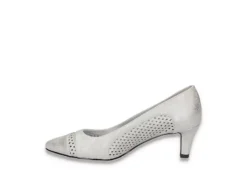 Easy Street Womens Ansen Pump - Silver 10 Easy Street Womens Ansen Pump - Silver -Fami Shoes Sales US 01 108091 03
