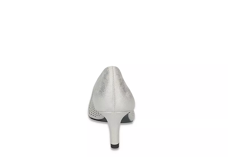Easy Street Womens Ansen Pump - Silver 5 Easy Street Womens Ansen Pump - Silver - Image 5