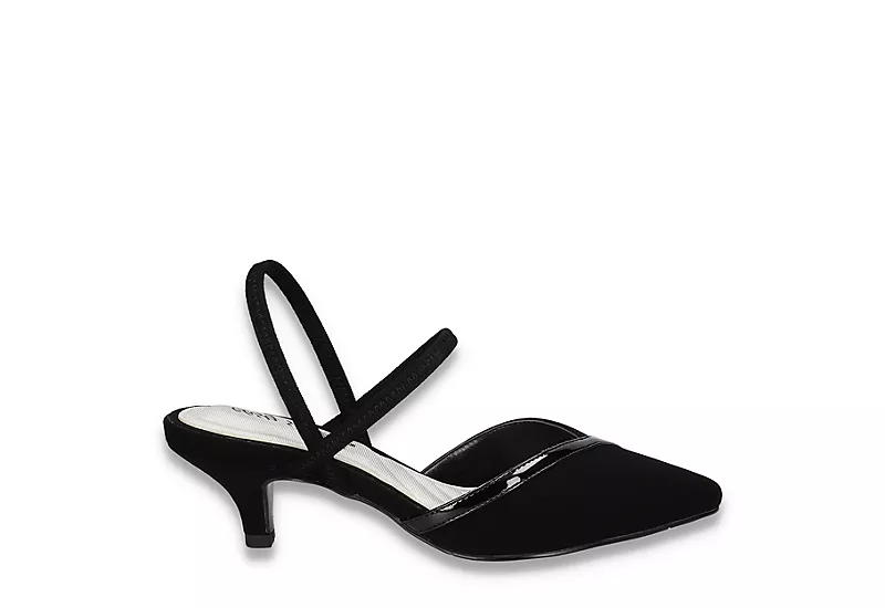 Easy Street Womens Unna Pump - Black 2 Easy Street Womens Unna Pump - Black - Image 2