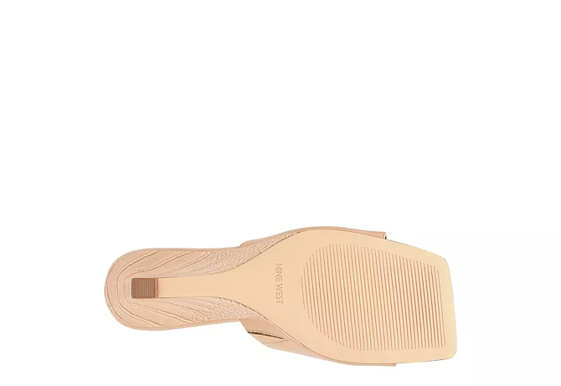 Nine West Womens Rovah Wedge Sandal - Natural 5 Nine West Womens Rovah Wedge Sandal - Natural - Image 5