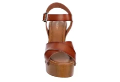 Limelight Womens April Platform Sandal - Cognac -Fami Shoes Sales US 01 132101 02