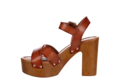 Limelight Womens April Platform Sandal - Cognac -Fami Shoes Sales US 01 132101 04