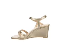 Maripe Womens Lexie Wedge Sandal - Gold 10 Maripe Womens Lexie Wedge Sandal - Gold -Fami Shoes Sales US 01 202778 03
