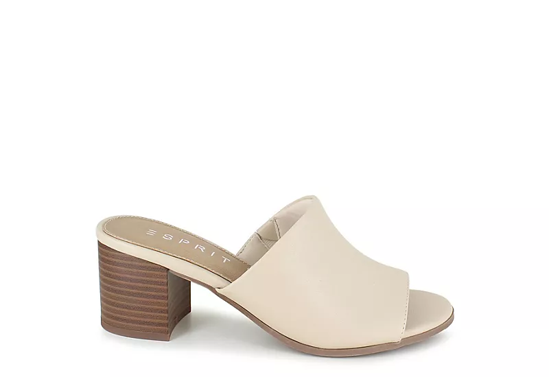 Esprit Womens Tayce Slide Sandal - Ivory 2 Esprit Womens Tayce Slide Sandal - Ivory - Image 2