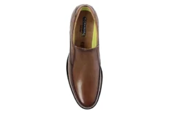 Florsheim Mens Midtown Moc Toe Slip On Oxford - Cognac -Fami Shoes Sales US 01 300008 05