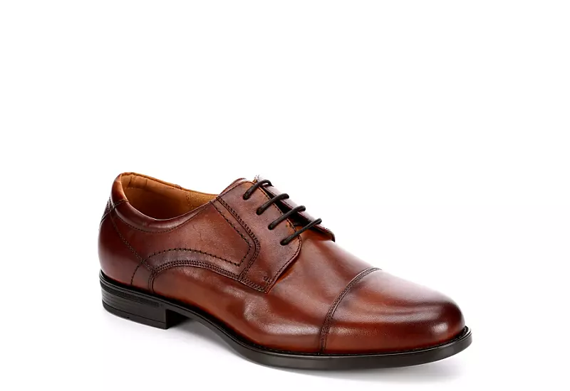 Florsheim Mens Midtown Cap Toe Oxford - Cognac 1 Florsheim Mens Midtown Cap Toe Oxford - Cognac