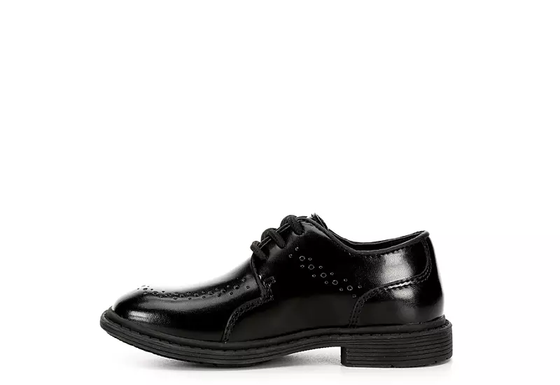 Borelli Boys Infant Lil Roman Oxford - Black 4 Borelli Boys Infant Lil Roman Oxford - Black - Image 4