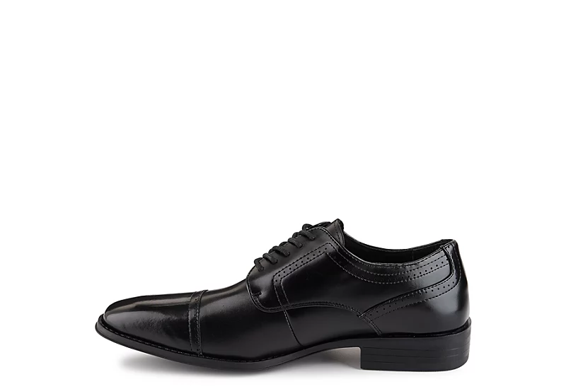 Stacy Adams Mens Waltham Cap Toe Oxford - Black 4 Stacy Adams Mens Waltham Cap Toe Oxford - Black - Image 4