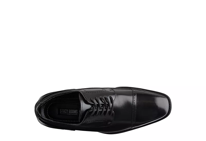 Stacy Adams Mens Waltham Cap Toe Oxford - Black 6 Stacy Adams Mens Waltham Cap Toe Oxford - Black - Image 6