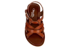 Cupcake Couture Girls Infant Lucy Sandal - Cognac -Fami Shoes Sales US 01 425264 05
