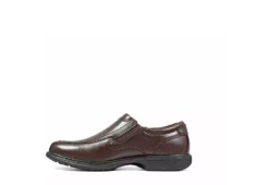 Nunn Bush Mens Bleeker Street Bike Toe Slip On Oxford - Brown -Fami Shoes Sales US 01 500488 03