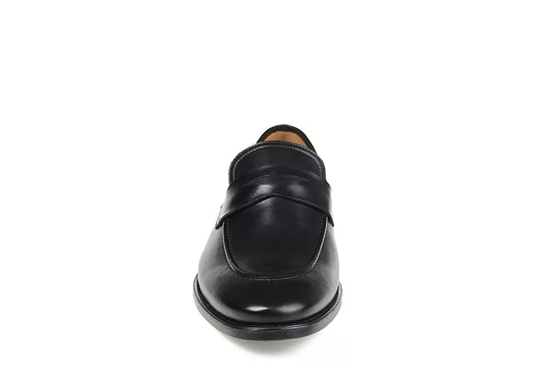 Thomas & Vine Mens Bishop Penny Loafer Oxford - Black 3 Thomas & Vine Mens Bishop Penny Loafer Oxford - Black - Image 3