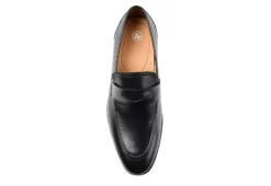 Thomas & Vine Mens Bishop Penny Loafer Oxford - Black 12 Thomas & Vine Mens Bishop Penny Loafer Oxford - Black -Fami Shoes Sales US 01 500742 05