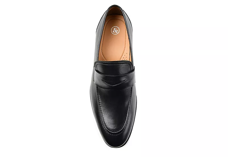 Thomas & Vine Mens Bishop Penny Loafer Oxford - Black 6 Thomas & Vine Mens Bishop Penny Loafer Oxford - Black - Image 6