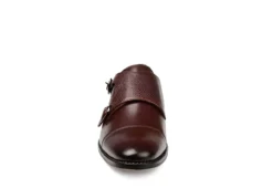 Thomas & Vine Mens Calvin Monk Strap Oxford - Brown -Fami Shoes Sales US 01 500744 02