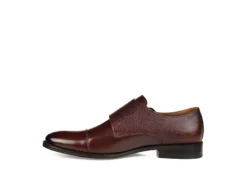 Thomas & Vine Mens Calvin Monk Strap Oxford - Brown -Fami Shoes Sales US 01 500744 03