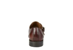 Thomas & Vine Mens Calvin Monk Strap Oxford - Brown -Fami Shoes Sales US 01 500744 04