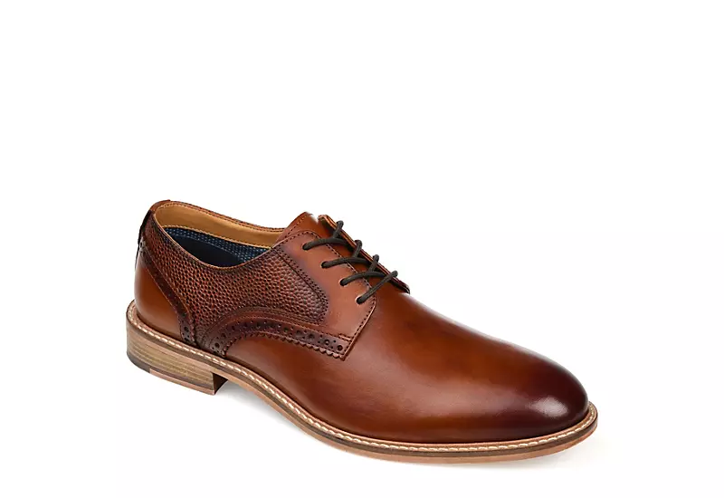 Thomas & Vine Mens Clayton Oxford - Cognac 1 Thomas & Vine Mens Clayton Oxford - Cognac