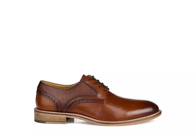 Thomas & Vine Mens Clayton Oxford - Cognac 2 Thomas & Vine Mens Clayton Oxford - Cognac - Image 2