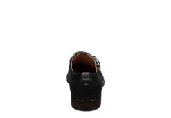 Florsheim Mens Sorrento Plain Toe Single Monk Strap Oxford - Black -Fami Shoes Sales US 01 500806 04