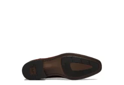 Florsheim Mens Sorrento Plain Toe Single Monk Strap Oxford - Cognac -Fami Shoes Sales US 01 500807 06