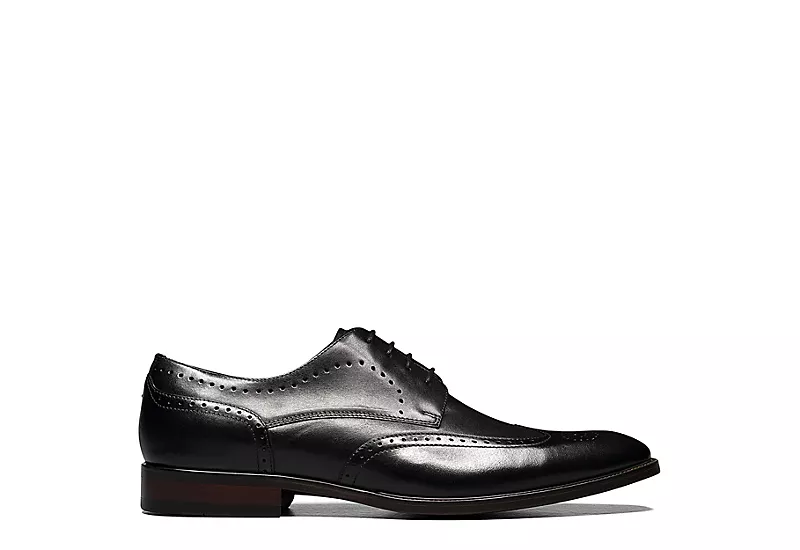Florsheim Mens Sorrento Wingtip Oxford - Black 2 Florsheim Mens Sorrento Wingtip Oxford - Black - Image 2