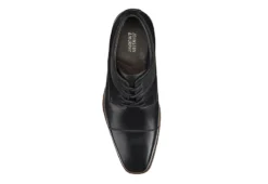 Johnston & Murphy Mens Archer Cap Toe Oxford - Black -Fami Shoes Sales US 01 501385 04