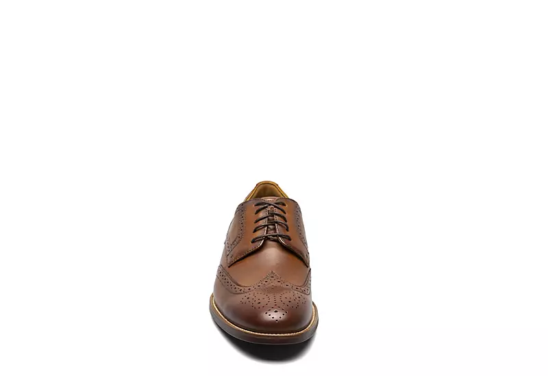 Florsheim Mens Rucci Wingtip Oxford - Cognac 3 Florsheim Mens Rucci Wingtip Oxford - Cognac - Image 3