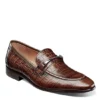 Stacy Adams Mens Ferdinand Moc Toe Slip On Oxford - Cognac