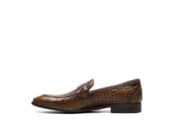 Stacy Adams Mens Ferdinand Moc Toe Slip On Oxford - Cognac 10 Stacy Adams Mens Ferdinand Moc Toe Slip On Oxford - Cognac -Fami Shoes Sales US 01 501552 03