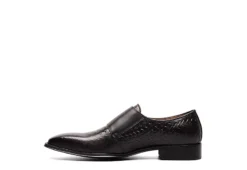 Stacy Adams Mens Torrance Plain Toe Double Monk Strap Oxford - Black -Fami Shoes Sales US 01 501558 03
