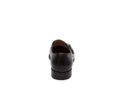 Stacy Adams Mens Torrance Plain Toe Double Monk Strap Oxford - Black -Fami Shoes Sales US 01 501558 04
