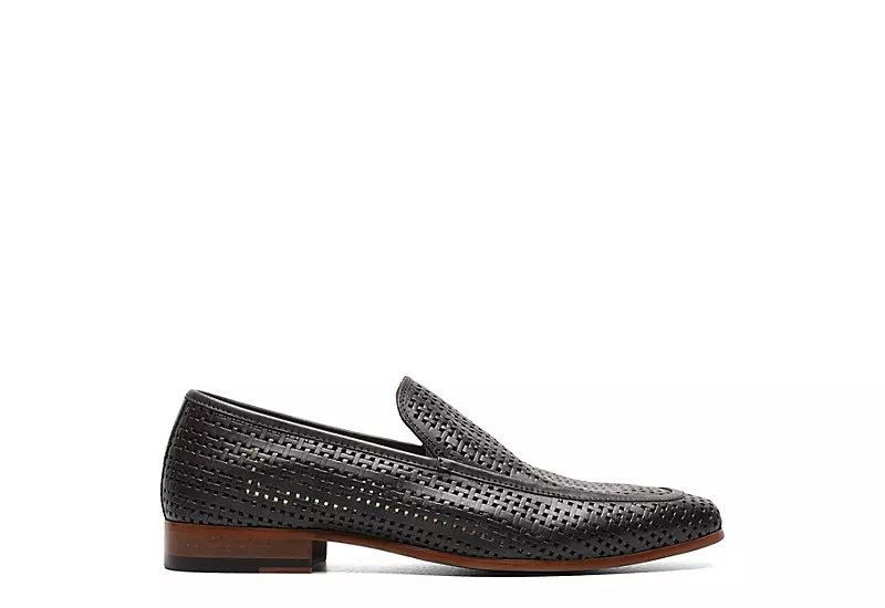 Stacy Adams Mens Winfeild Loafer Oxford - Black 2 Stacy Adams Mens Winfeild Loafer Oxford - Black - Image 2