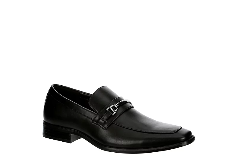 Restoration Mens Matt Slip On Oxford - Black 1 Restoration Mens Matt Slip On Oxford - Black