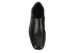Borelli Mens Trenton Slip On Oxford - Black -Fami Shoes Sales US 01 501713 05