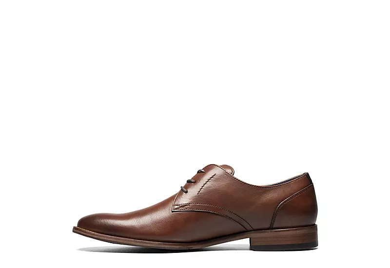 Florsheim Mens Flex Plain Toe Oxford - Cognac 4 Florsheim Mens Flex Plain Toe Oxford - Cognac - Image 4